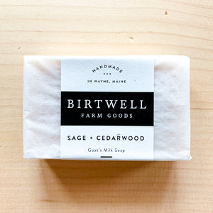 Sage + Cedarwood Goat Milk Soap