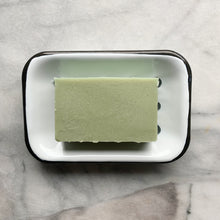 Load image into Gallery viewer, White Farmhouse Enameled Soap Dish
